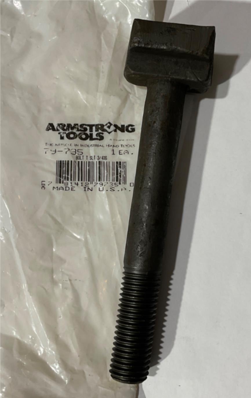 Armstrong 79-735 T-Slot Bolt 3/4 X 6 USA Online Hot Sale