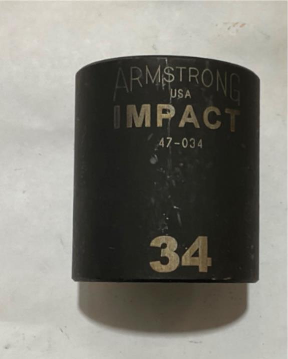 Armstrong 47-034 34mm 1/2″ Dr 6pt Impact Socket USA Discount