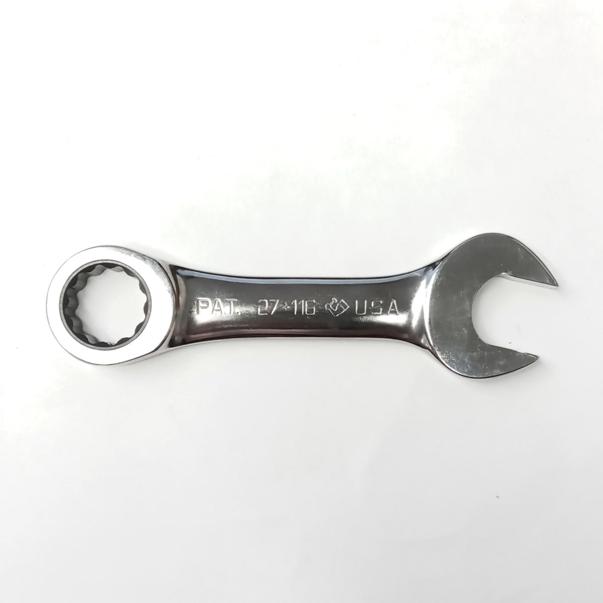 Armstrong 27-116 3/4″ 12 Point Full Polish Stubby Ratcheting Wrench USA Hot on Sale
