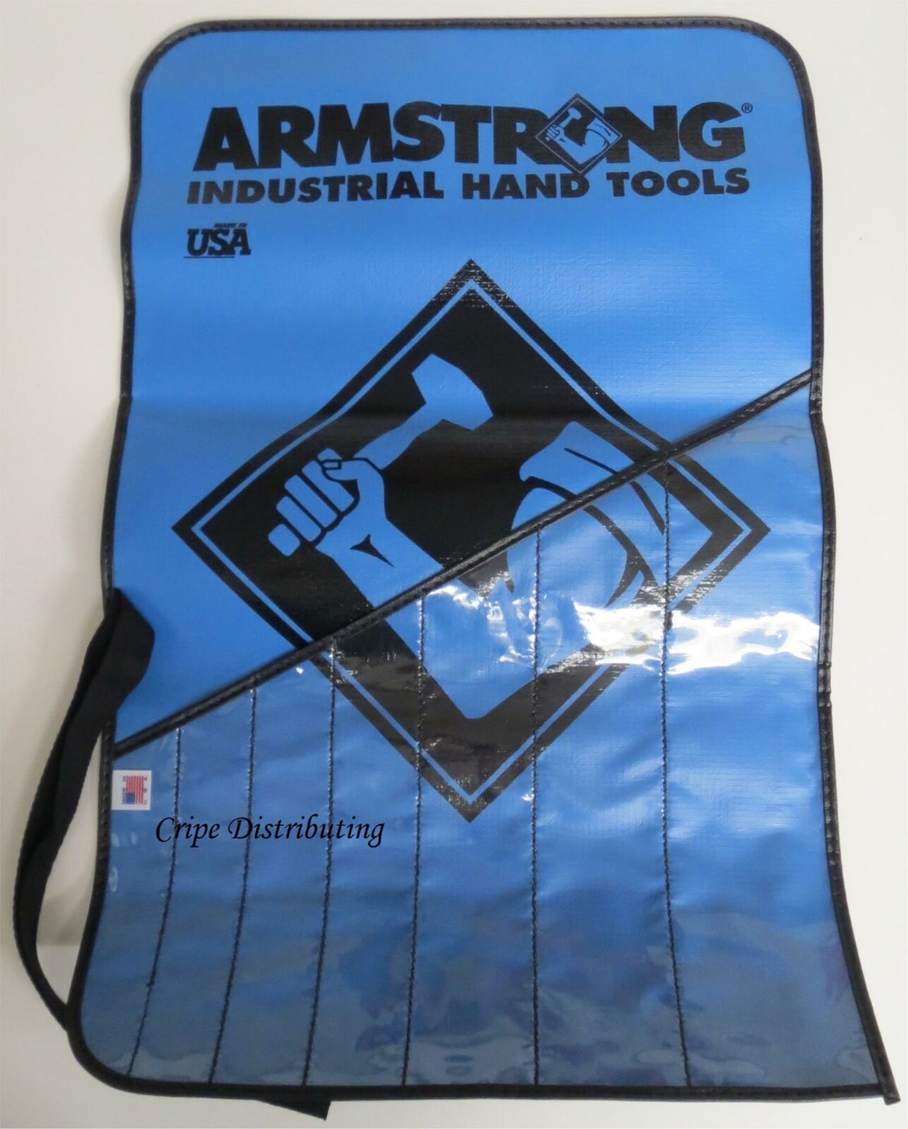 Armstrong 29-428 21″ x 13-1/4″ 7 Pocket Vinyl Tool Roll Pouch (No Tools) USA Online Hot Sale