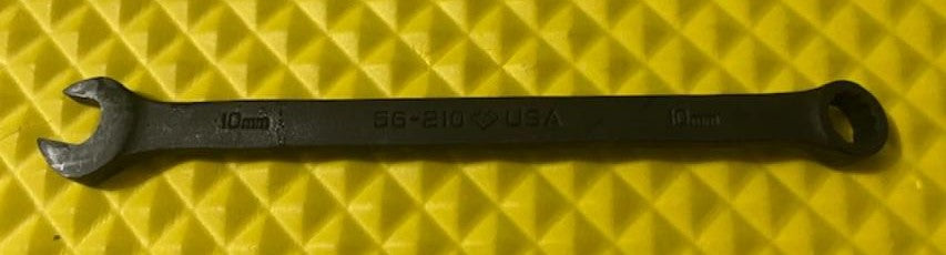 Armstrong 56-210 10mm Long Length Open End Combination Wrench 12pt. USA Sale