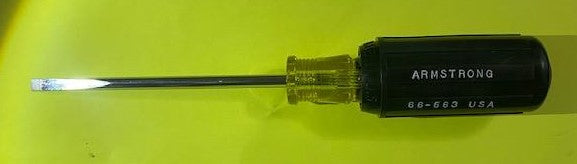 Armstrong 66-563 3/16″ x 4″ Cushion Grip Round Shank Cabinet Screwdriver USA Online Sale