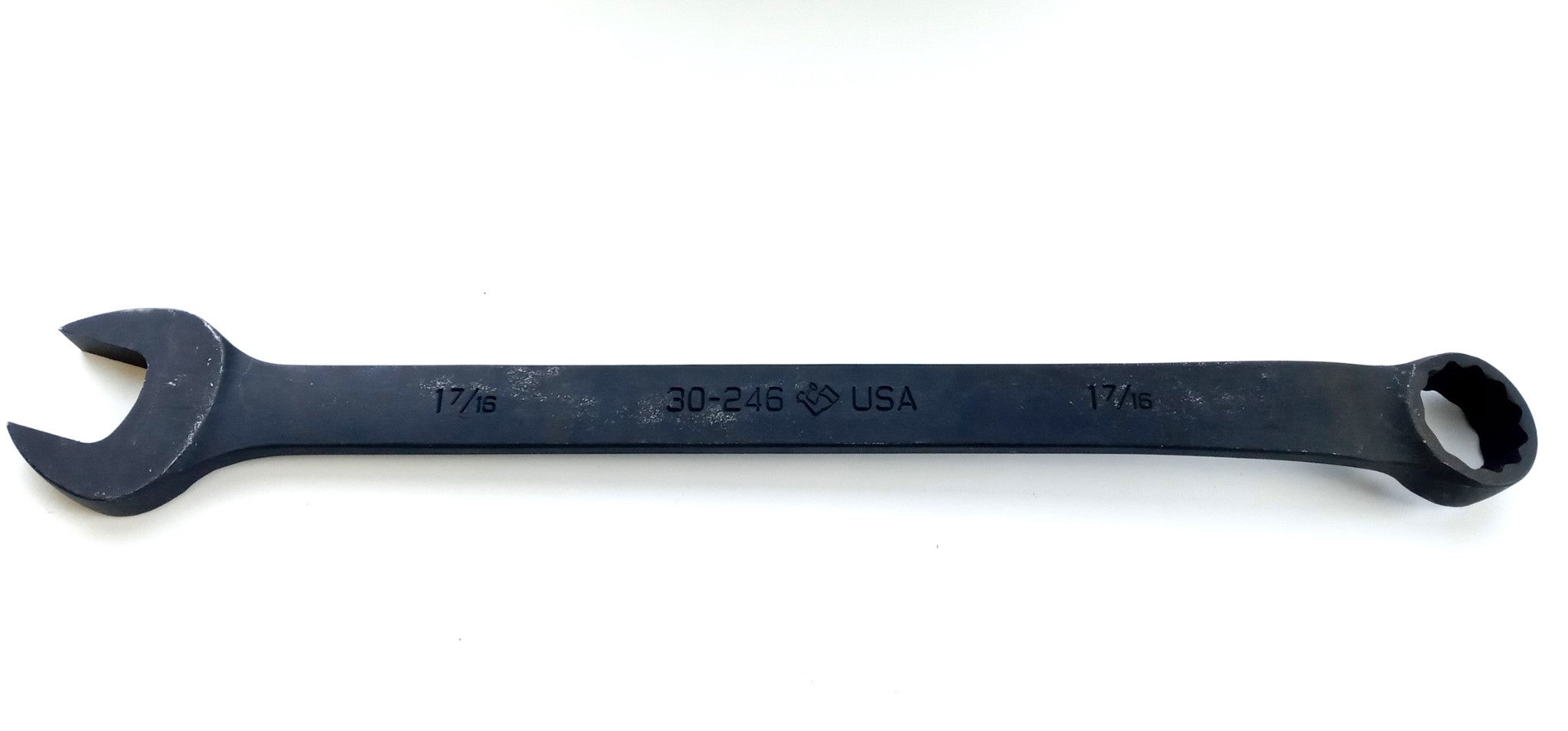 Armstrong 30-246 – 1-7/16″ 12 Pt. Long Pattern Combination Wrench Blk Oxide USA Fashion