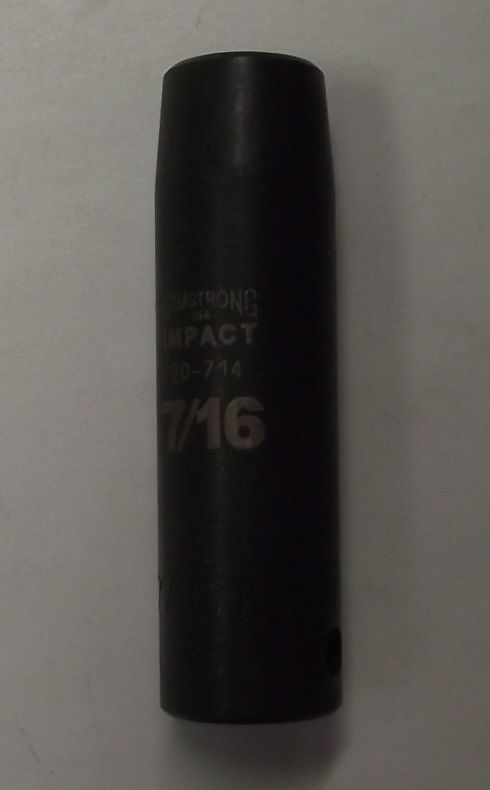 Armstrong 20-714 1/2″ Drive 8 Point Deep Impact Socket 7/16″ USA Fashion