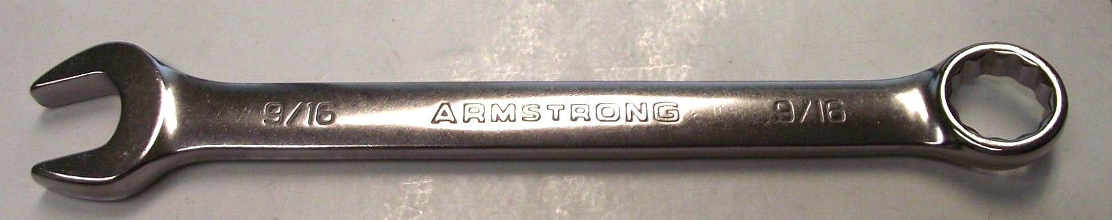 Armstrong 25-118 9/16″ 12pt Full Polish Combination Wrench USA on Sale