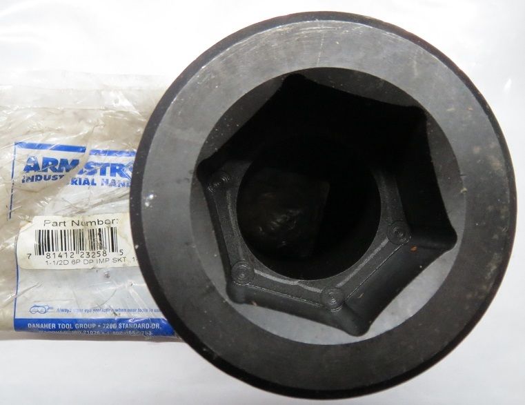 Armstrong 23-258 1-13/16″ 6 PT 1-1/2″ Drive Deep Impact Socket USA Online Sale