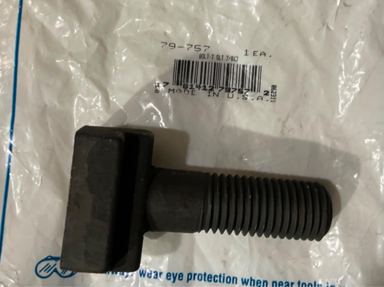 Armstrong 79-757 T-Slot Bolt 7/8 X 3 USA Supply