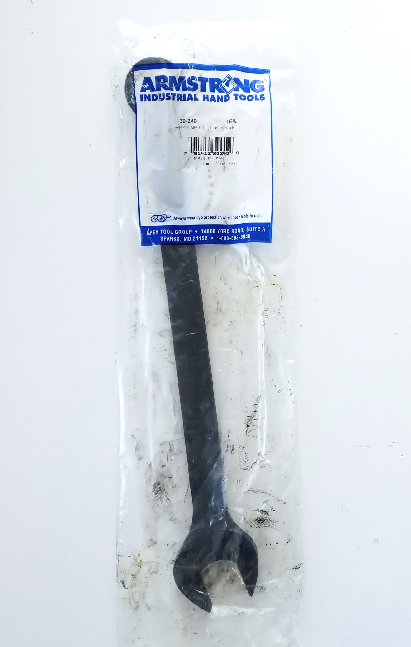 Armstrong 30-240 Long Combination Wrench, Black Oxide Finish 1-1/4″ 12pt USA Online Sale