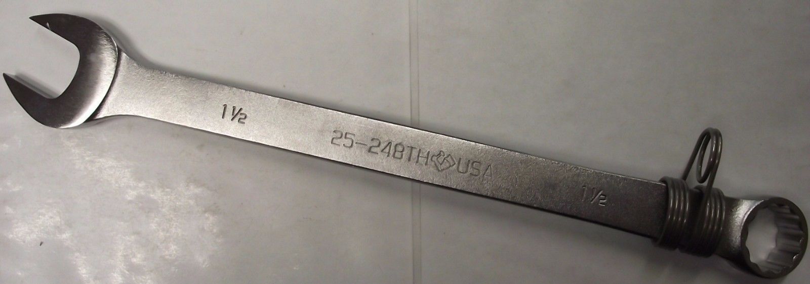 Armstrong 25-248TH 1-1/2″ 12 Point Satin Finish Combo Wrench Tether Ready USA Online Hot Sale