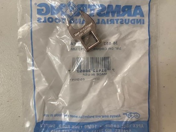 Armstrong 38-852 12mm Crowfoot Wrench 3/8″ Drive USA Sale
