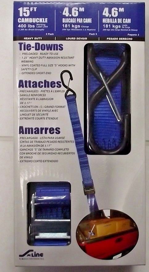 Ancra S-Line XC115-2P Heavy Duty Multi Use Cam Buckle Strap 1-1/4″ x 15′ 2-Pack Online