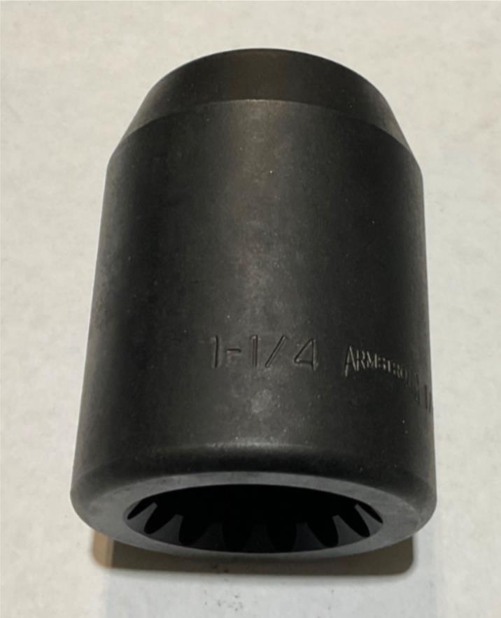 Armstrong 17-440 #5 Spline Impact socket 1-1/4” Dr. USA on Sale
