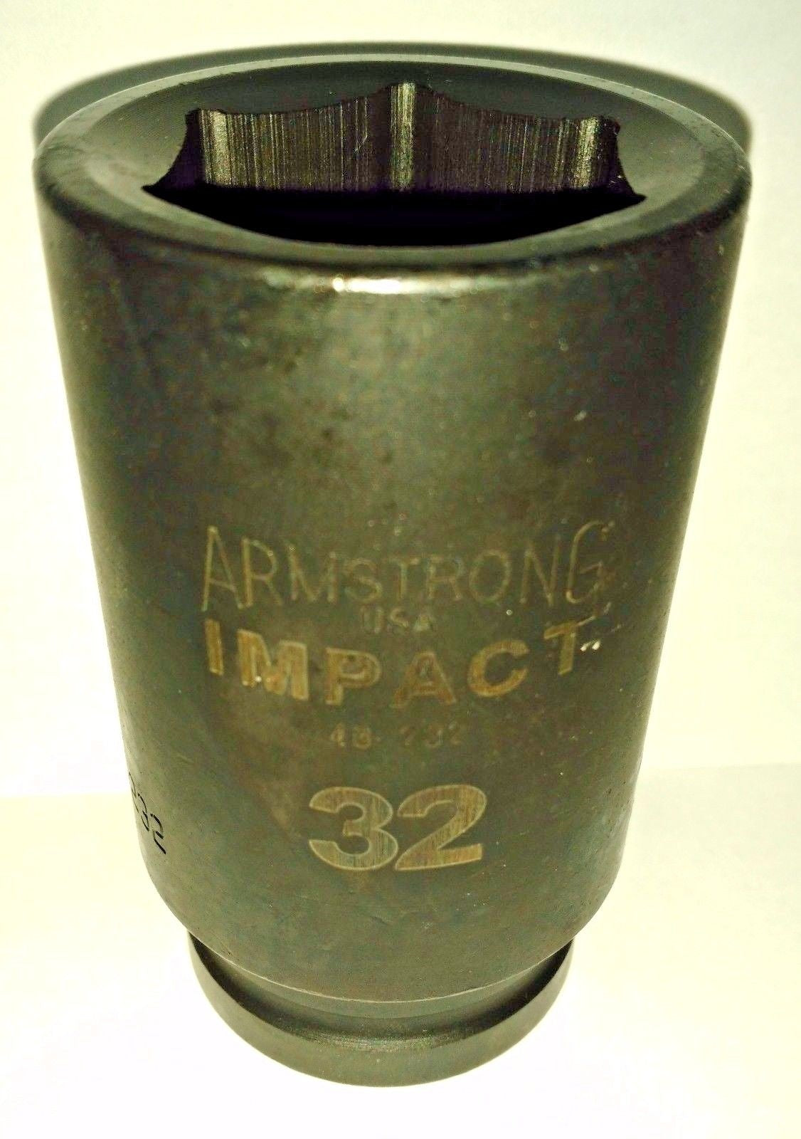 Armstrong 48-232 3/4″ Drive 6 Point 32MM Deep Impact Socket USA Discount