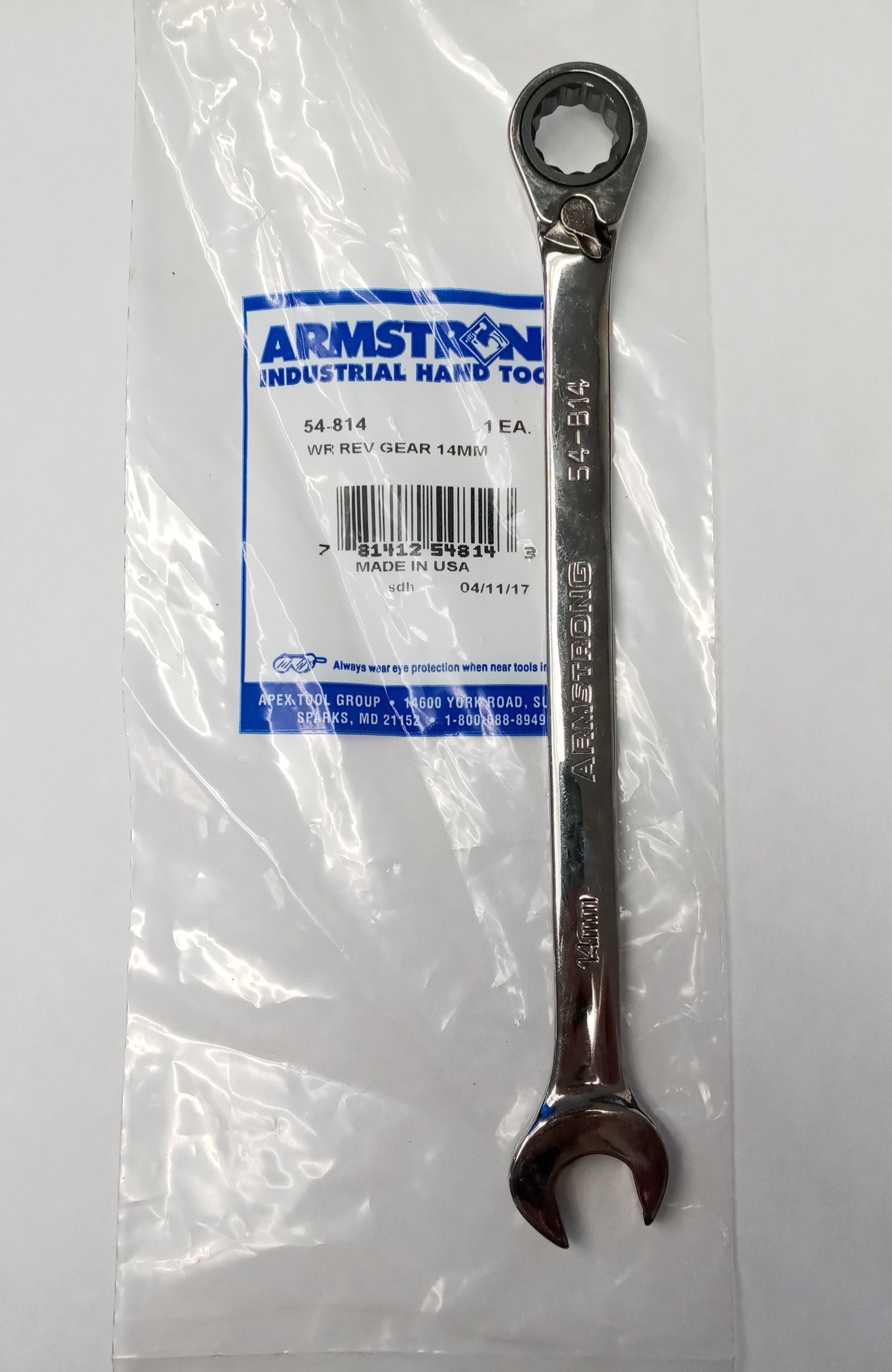 ARMSTRONG 54-814 14MM COMBINATION WRENCH 12pt. USA Online Sale