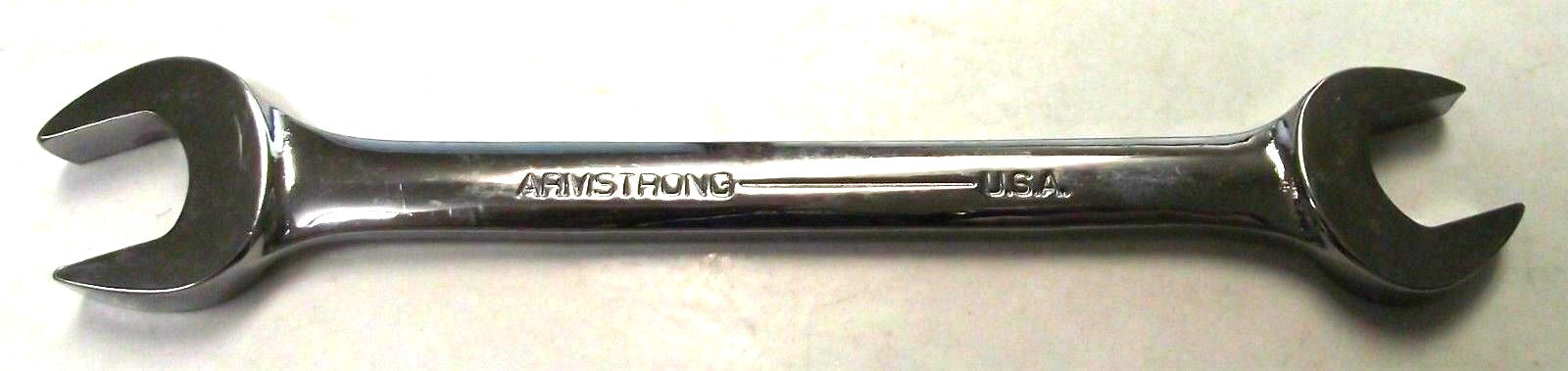 Armstrong 26-079 5/8″ x 9/16 Open End Wrench Full Polish USA Supply
