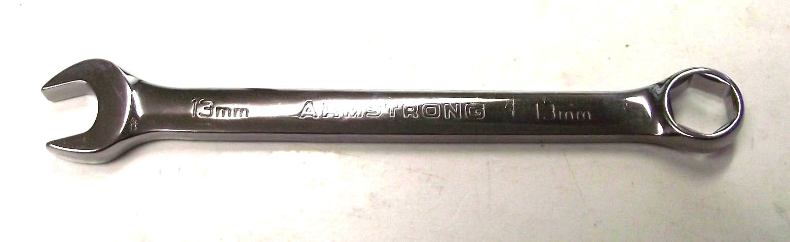 Armstrong 13mm 52-013 6 Pt Full Polish Combination Wrench USA Online now