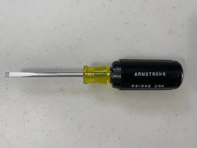 Armstrong 66-502 3/16″ Screwdriver Slotted Round Cushion Grip USA Online