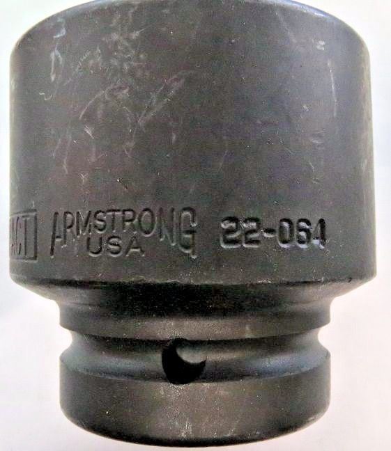 Armstrong 22-064 1″ Drive 6PT 2″ Impact Socket USA Hot on Sale