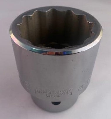 Armstrong 14-152 1″ Drive 1-5/8″ 12pt. Heavy Duty Chrome Socket Made In USA Discount