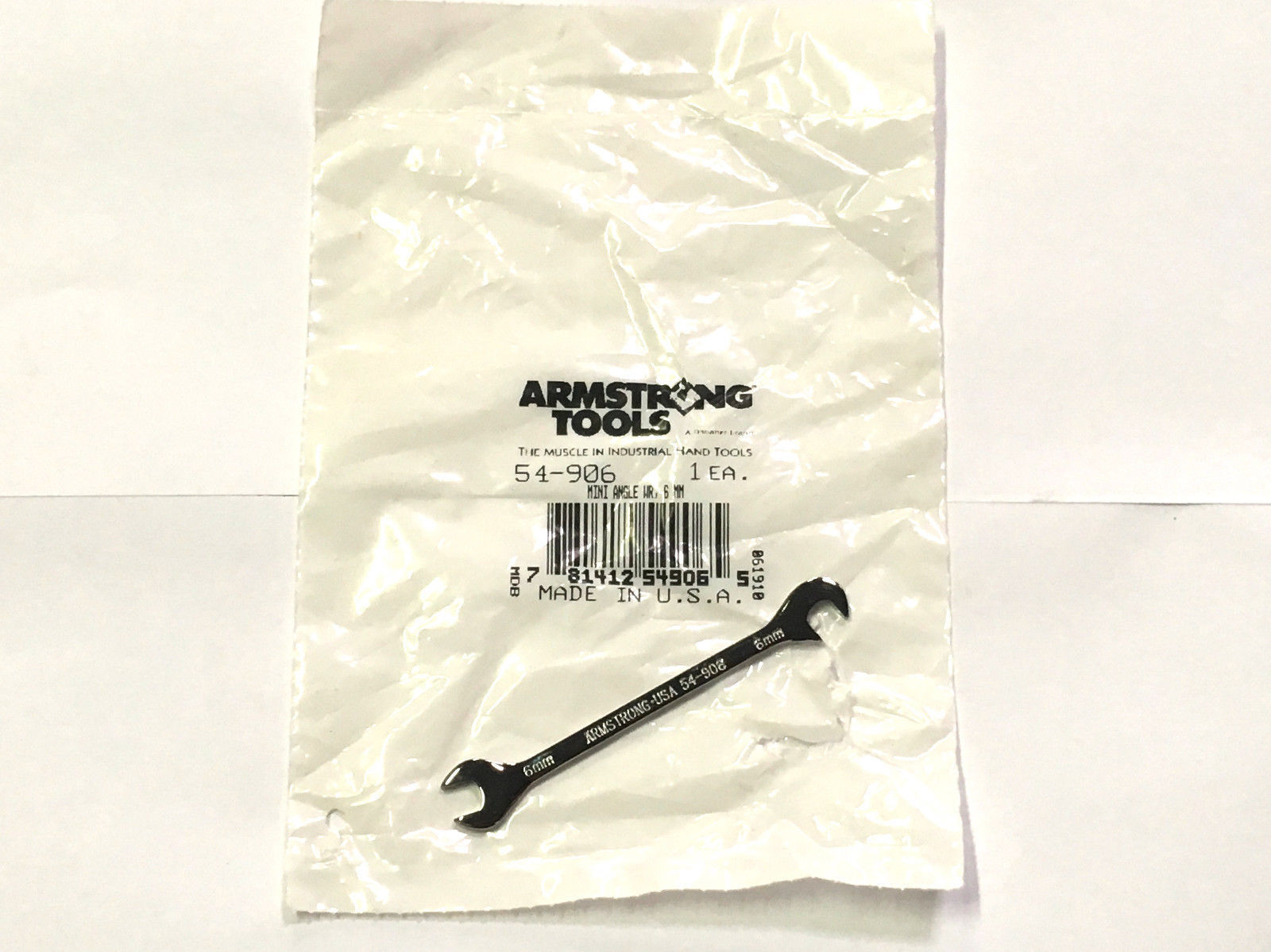 Armstrong 54-906 6mm Mini Angle Combination Wrench Open End Fully Polished USA Online Hot Sale