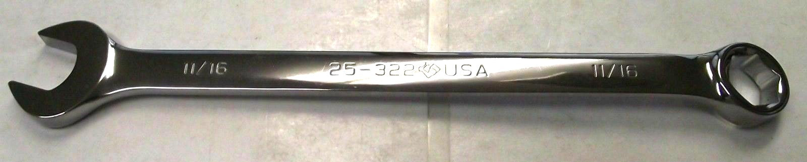ARMSTRONG 25-322 11/16″ COMBINATION WRENCH FULL POLISH 6 POINT USA Online Hot Sale