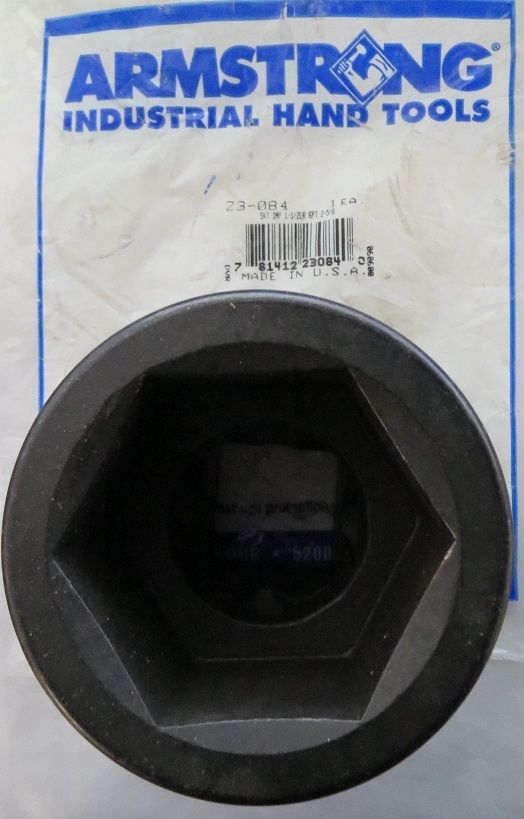 Armstrong 23-084 2-5/8″ 6PT 1-1/2″ Drive Impact Socket USA Online