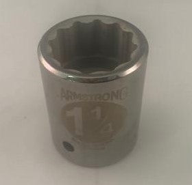 Armstrong 14-140 1″ Drive 1-1/4″ 12 Point Socket USA Fashion