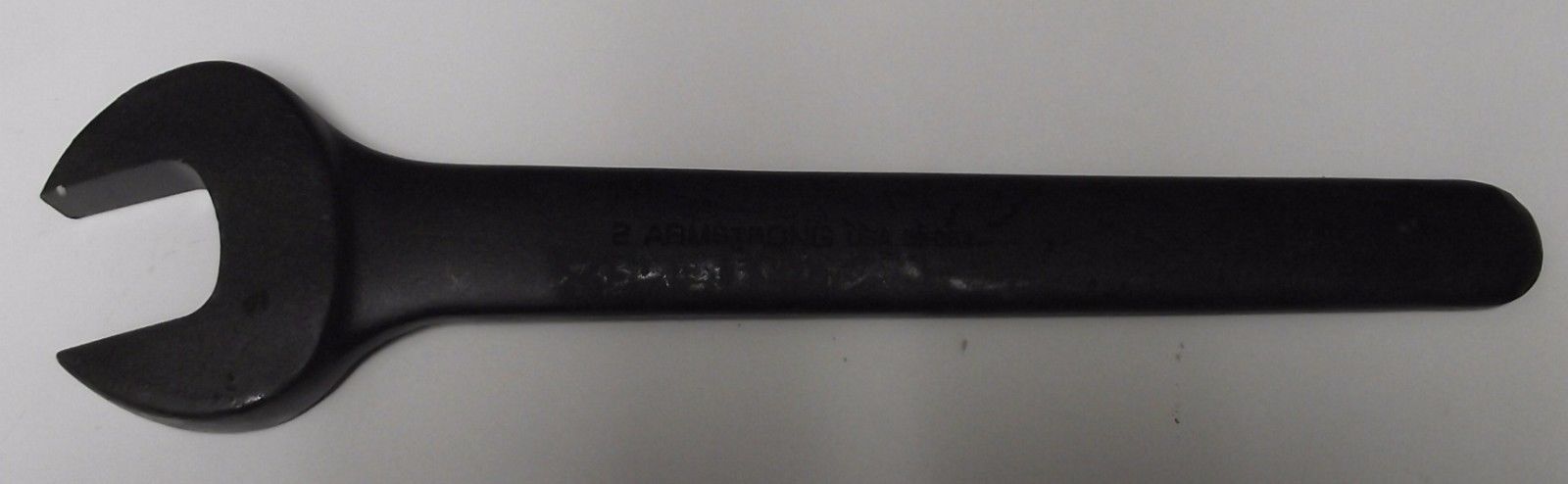 Armstrong 31-064 2″ Black Oxide Open End Single Head Black Oxide Wrench USA Sale