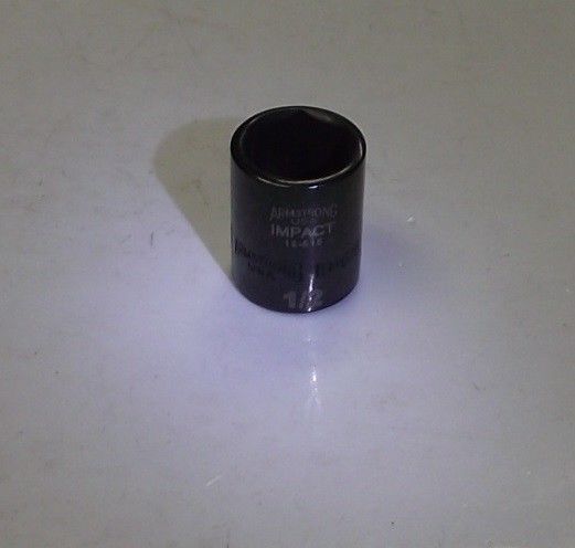 Armstrong 1/4″ Drive 1/2″ Impact Socket 6pt. USA 18-616 Fashion