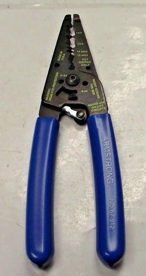 Armstrong 67-912 NM Cable Stripper Pliers  USA Fashion