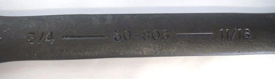 Armstrong 30-806 11/16″ x 3/4″ Open End Wrench Black USA Online Hot Sale