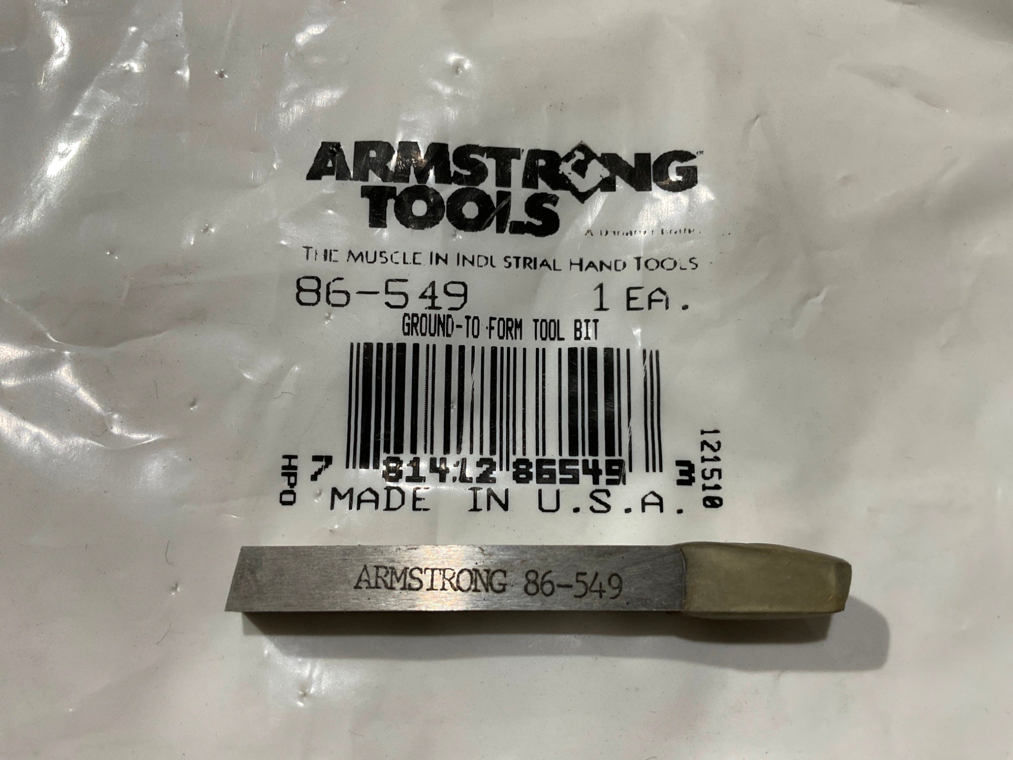 Armstrong 86-549 Ground-to-form Tool Bit USA Hot on Sale