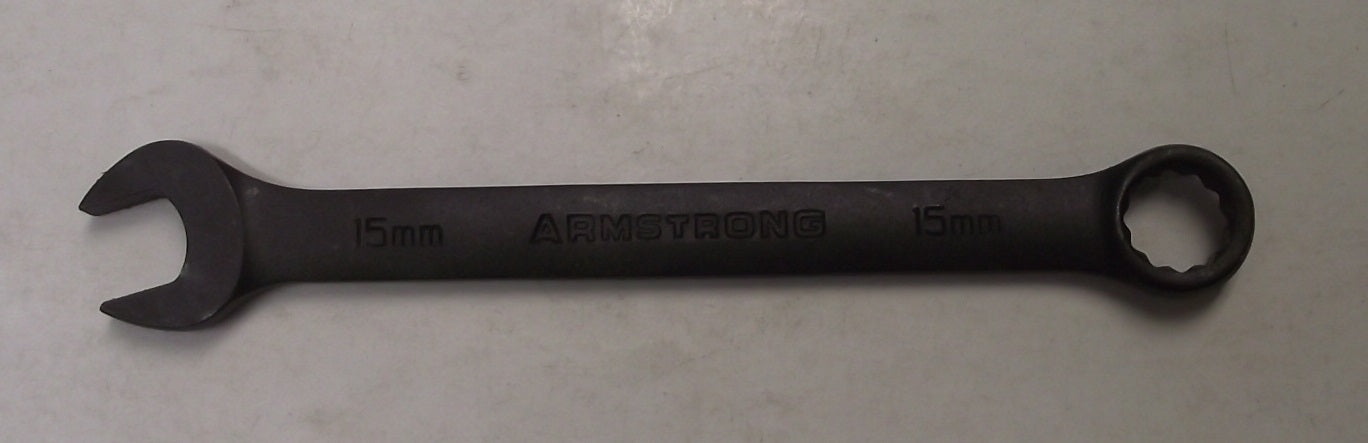 Armstrong 56-315 15mm 12pt Black Oxide Combination Wrench USA Online Hot Sale