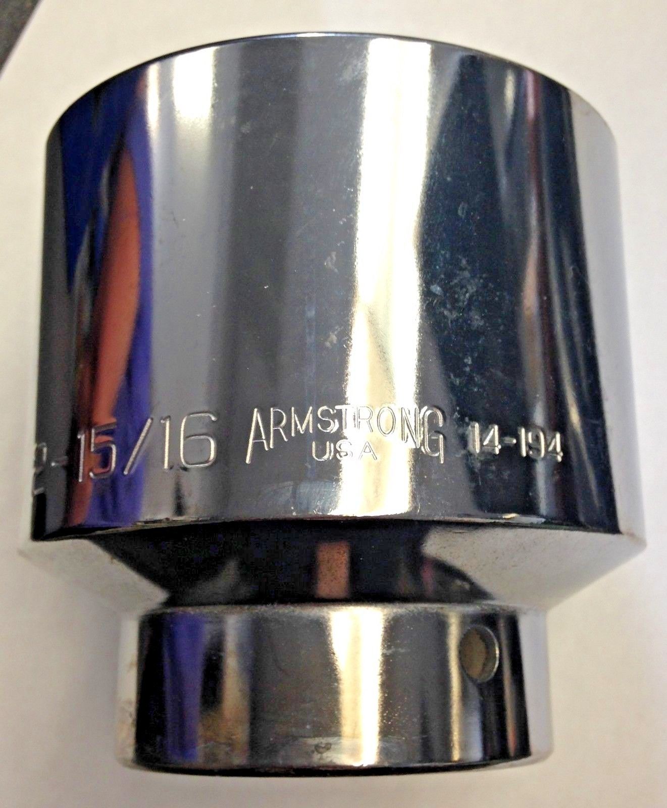 Armstrong 14-194 1″ Drive 12 Point Standard Socket 2-15/16″ USA Discount