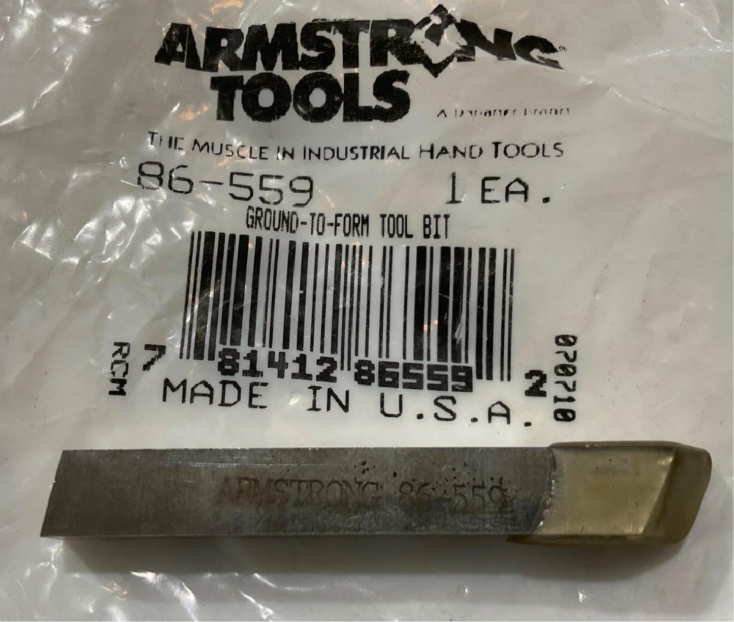 Armstrong 86-559 Ground-to-form Tool Bit USA Supply