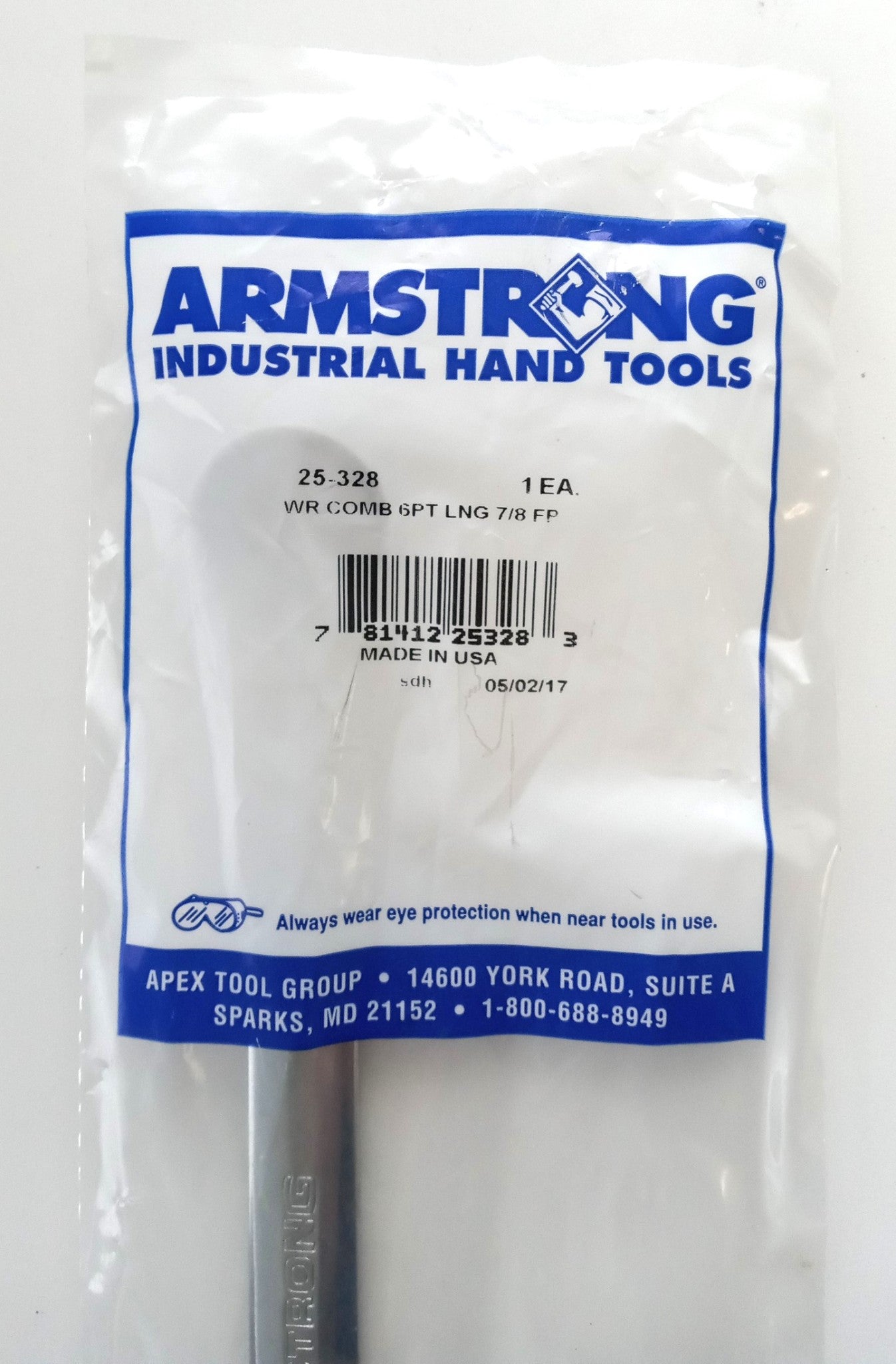 ARMSTRONG 25-328 7/8″ COMBINATION WRENCH FULL POLISH 6 POINT USA Online now