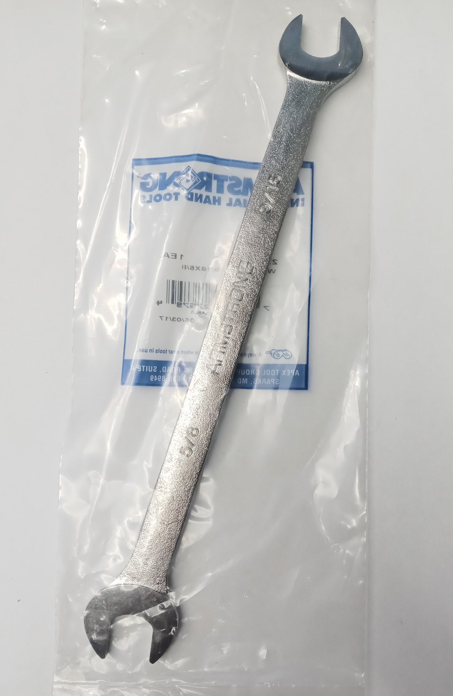 Armstrong 27-679 9/16″ X 5/8″ Open End Tappet Wrench Thin Flat 10″ Long USA Discount