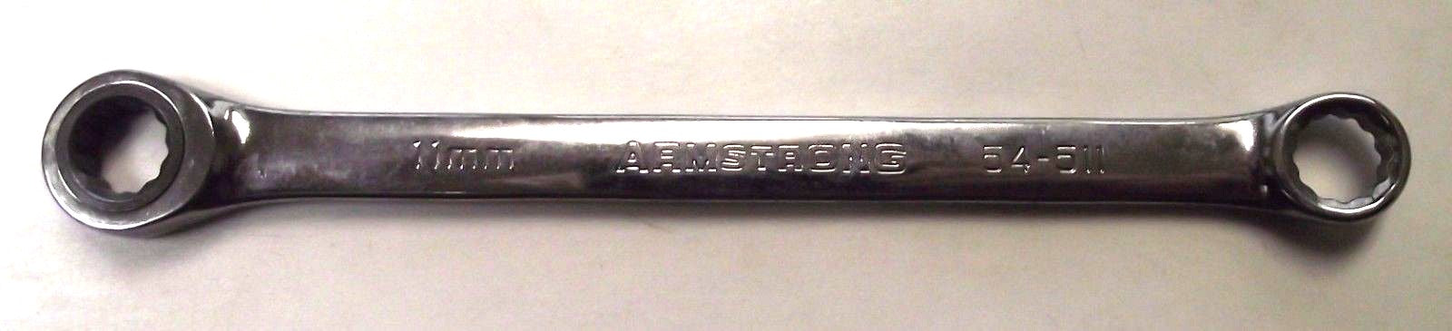 Armstrong 54-511 11mm 12 Point Full Polish Double Box Ratcheting Wrench USA Online Hot Sale