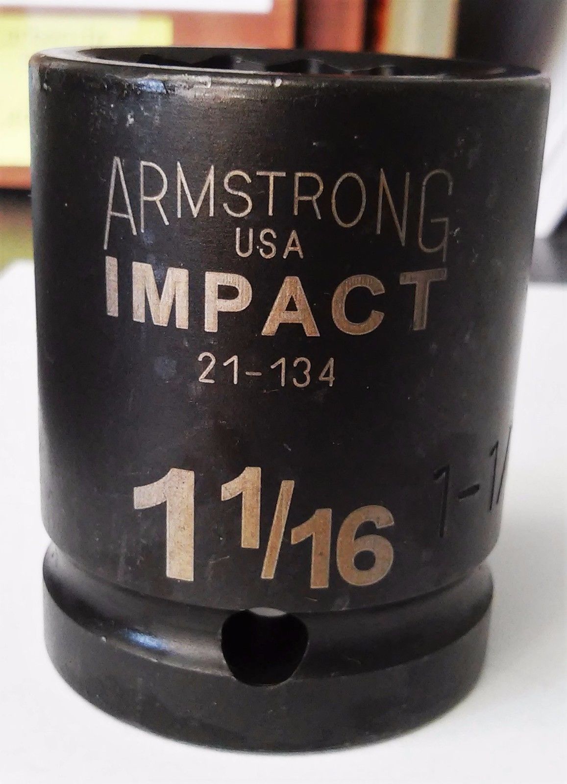 Armstrong 21-134 3/4″ Drive 1-1/16″ Impact Socket 12 Point USA Supply