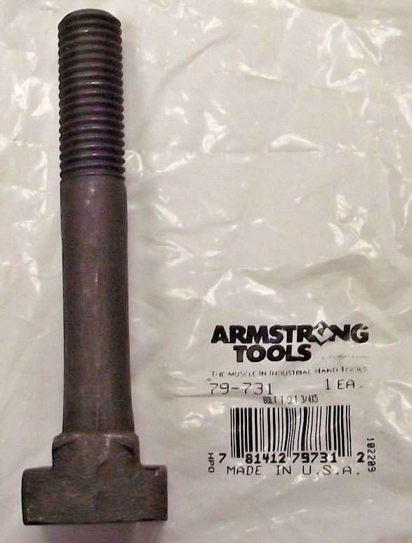 Armstrong 79-731 T-Slot Bolt, Carbon Steel, Black Finish 3/4″ x 5” USA Online now