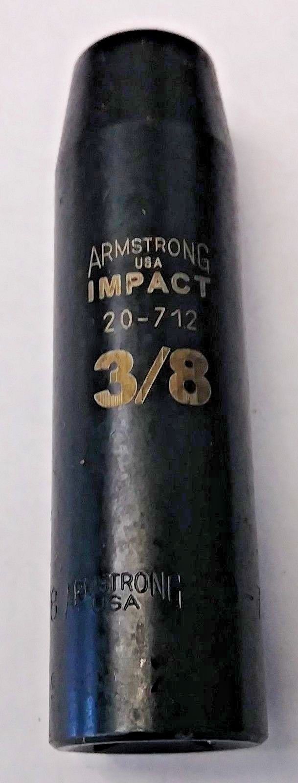 Armstrong 20-712 1/2″ Drive 8 Point Deep Impact Socket 3/8″ USA Discount