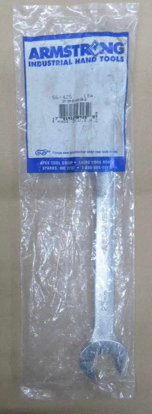 Armstrong 56-425 25mm 12 Pt. Metric Combination Wrench Satin 12″ Long USA Online
