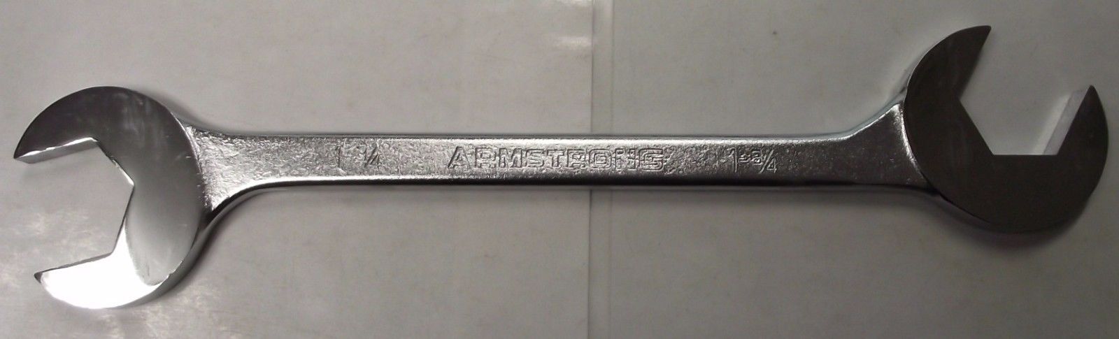 Armstrong 27-856 1-3/4″ Open End 15° & 60° Full Polish Angle Wrench USA on Sale