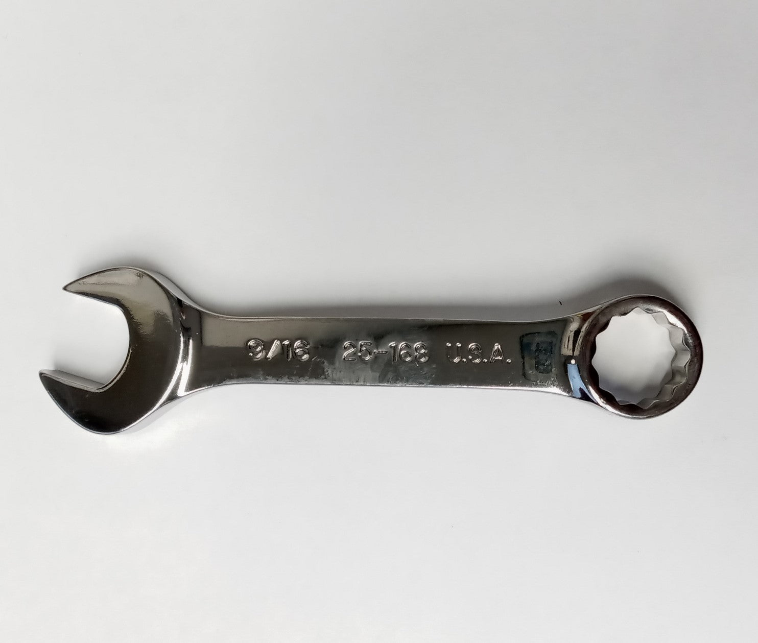 Armstrong 25-168 9/16″ 12 Point Full Polish Extra Short Combination Wrench USA Sale