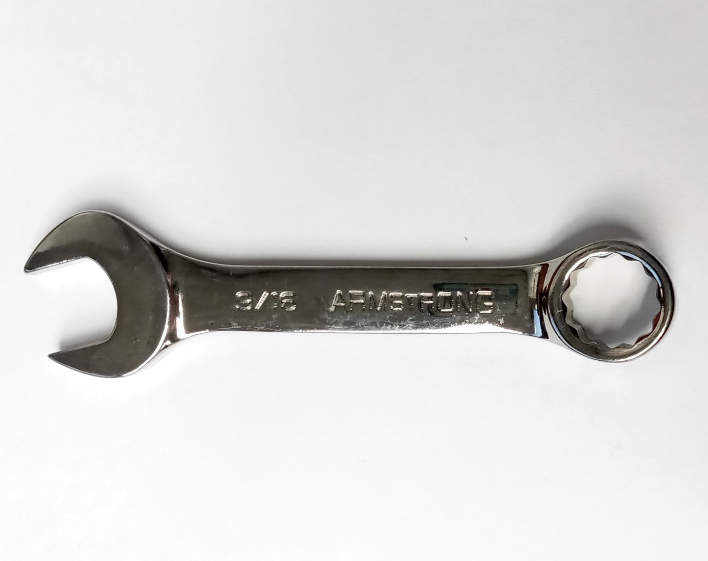 Armstrong 25-168 9/16″ 12 Point Full Polish Extra Short Combination Wrench USA Sale