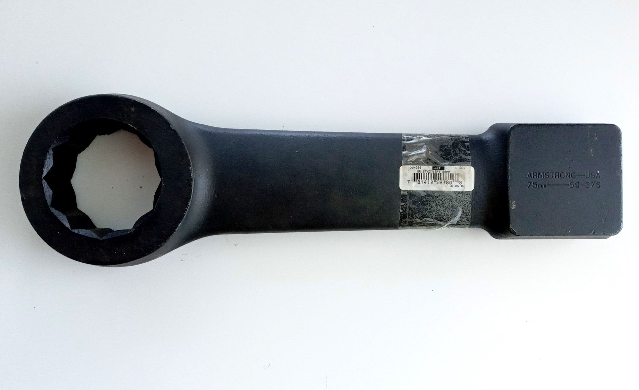 Armstrong 59-375 75MM 12 Point Metric Straight Pattern Slugging Wrench USA Fashion