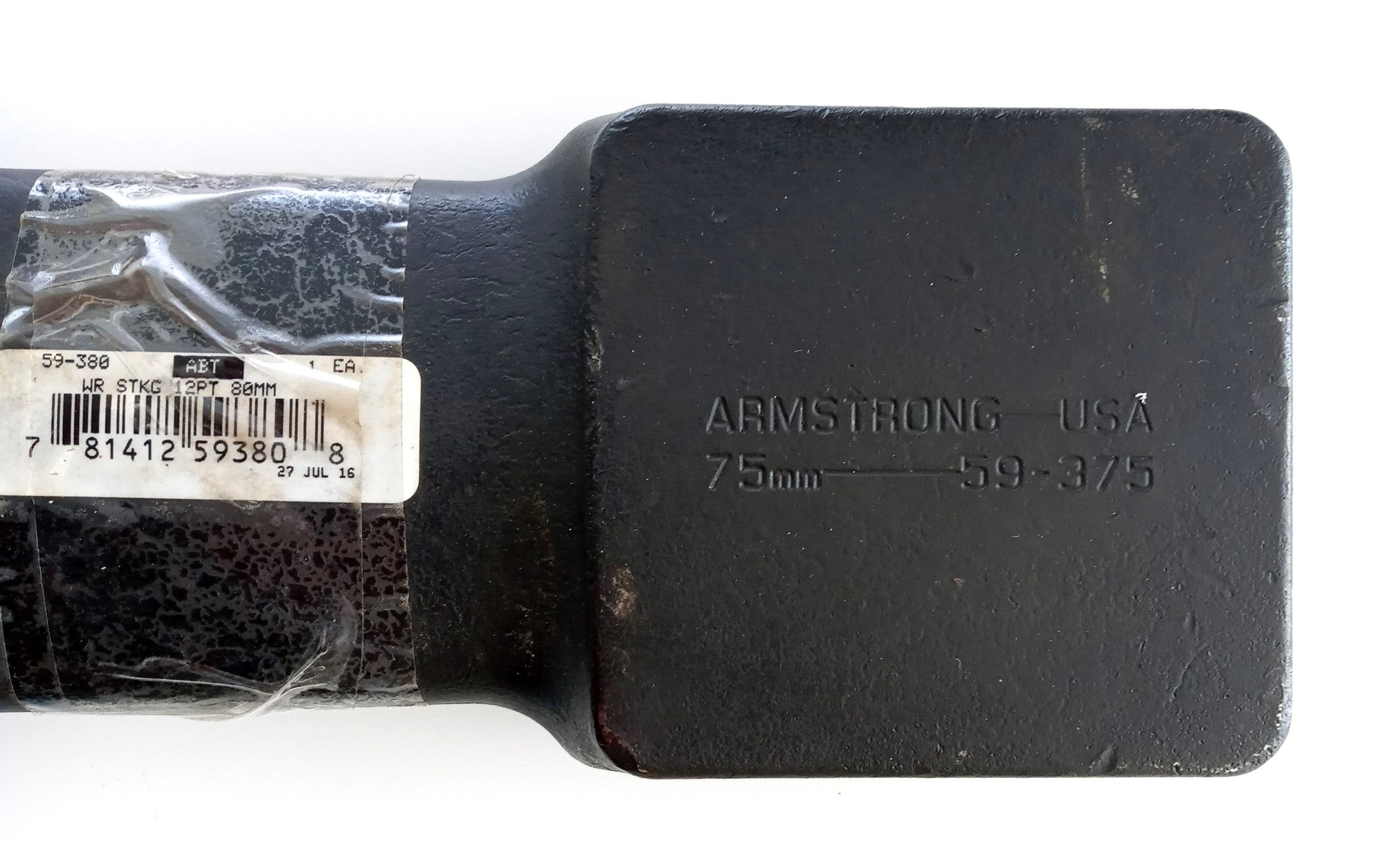 Armstrong 59-375 75MM 12 Point Metric Straight Pattern Slugging Wrench USA Fashion