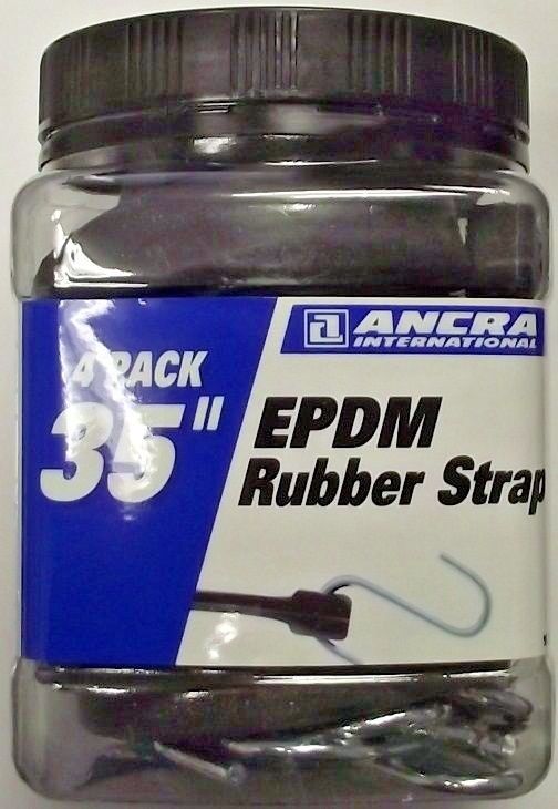 Ancra 95772 EPDM Rubber Strap 35″ Length 4 Pack Online Hot Sale