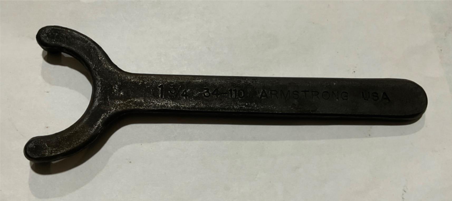 Armstrong 34-110 1-3/4” Spanner Face Black Wrench USA on Sale