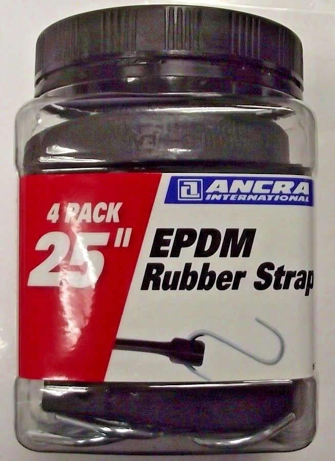 Ancra 95771 EPDM Rubber Strap 25″ Length 4 Pack Hot on Sale
